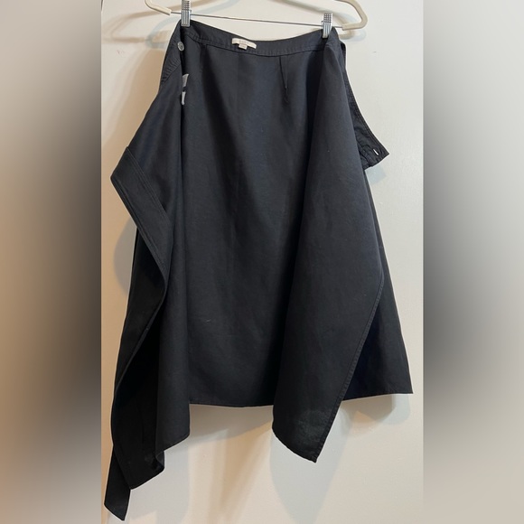 LOFT Petites Linen Wrap Skirt 0P - Picture 5 of 13